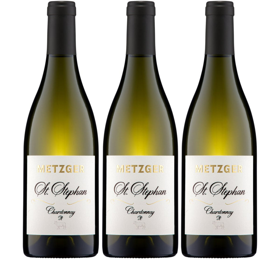 Weingut Uli Metzger St.Stephan trocken Chardonnay Schaumwein weiß Deutschland (3 x 0,75l) - Versanel - 