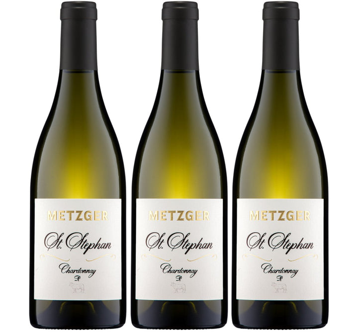Weingut Uli Metzger St.Stephan trocken Chardonnay Schaumwein weiß Deutschland (3 x 0,75l) - Versanel - 