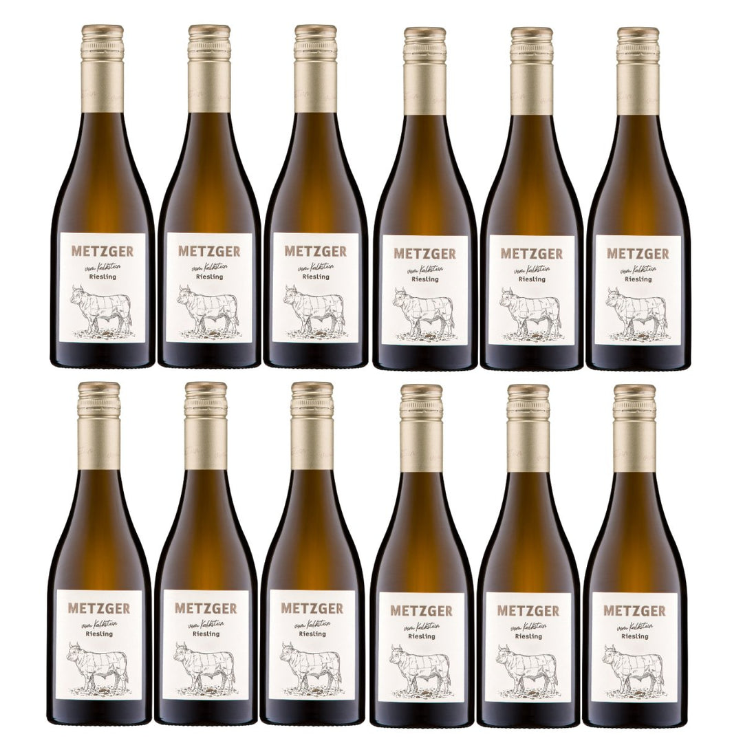 Weingut Uli Metzger vom Kalkstein Riesling trocken Weiß Deutschland (12 x 0,375l) - Versanel - 