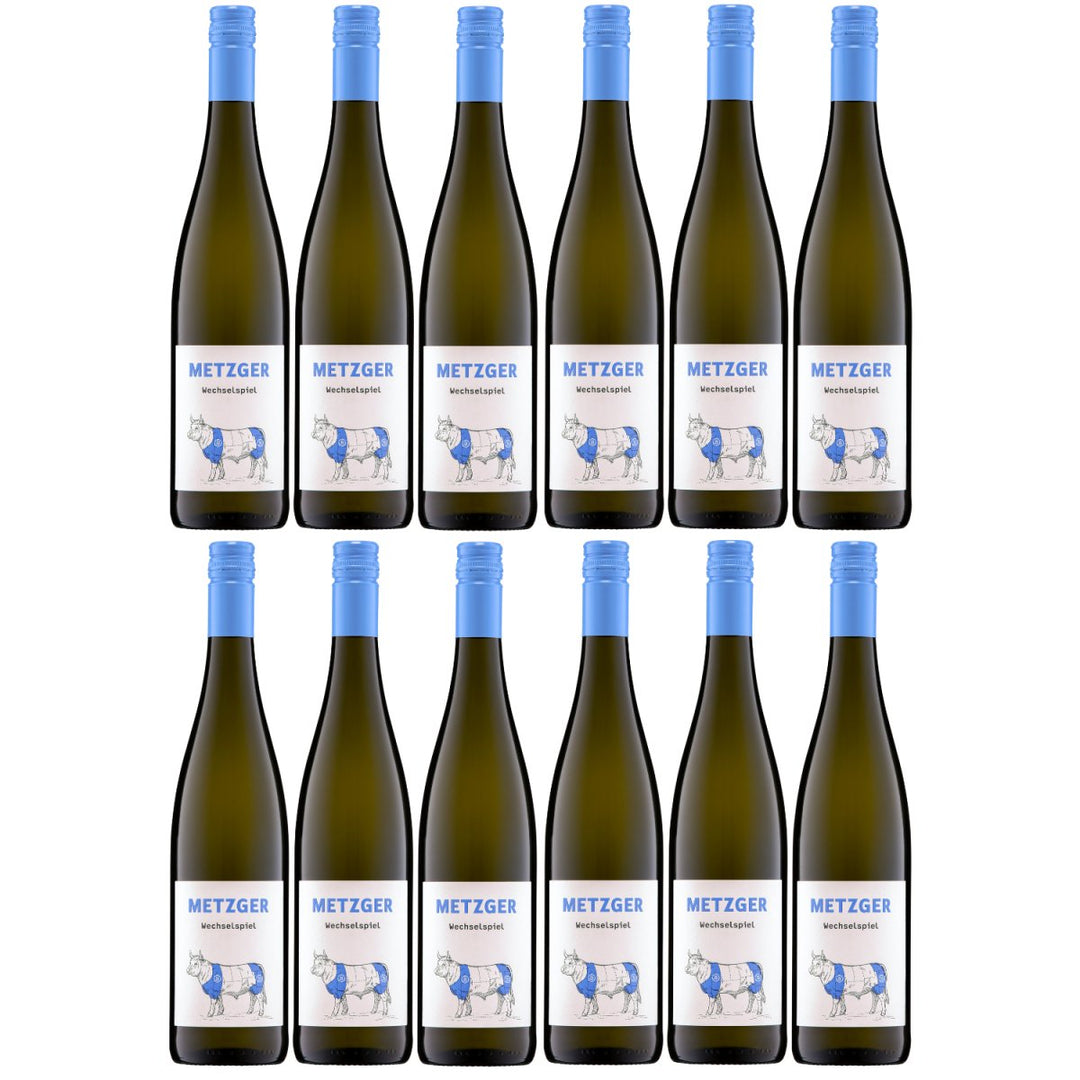 Weingut Uli Metzger Wechselspiel Scheurebe & Riesling restsüß Weiß Deutschland (12 x 0,75l) - Versanel - 