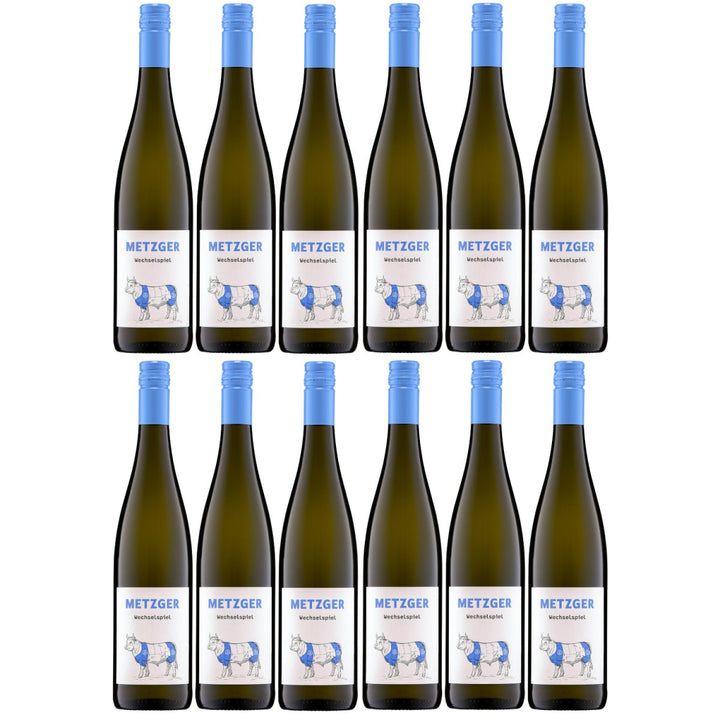 Weingut Uli Metzger Wechselspiel Scheurebe & Riesling restsüß Weiß Deutschland (12 x 0,75l) - Versanel - 
