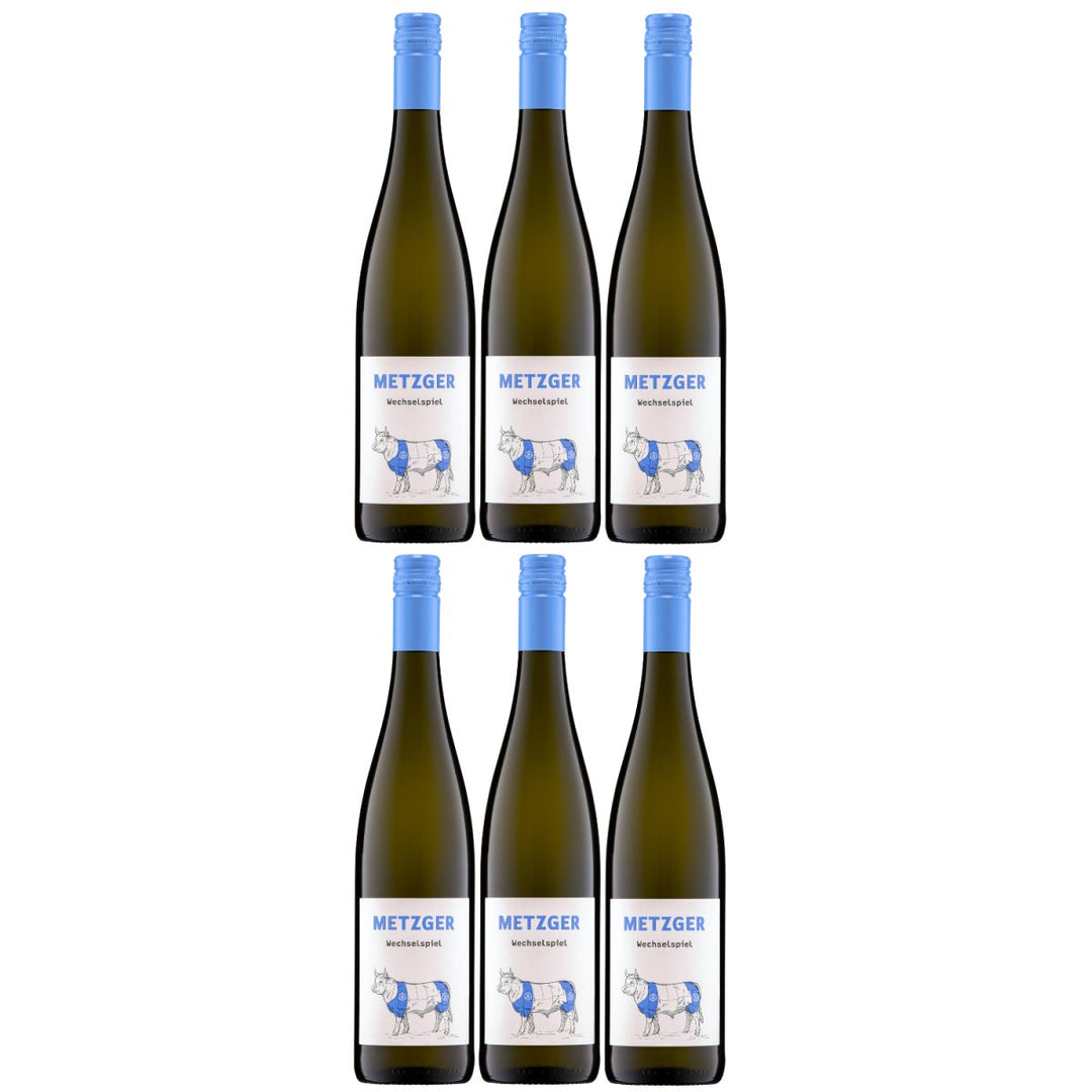 Weingut Uli Metzger Wechselspiel Scheurebe & Riesling restsüß Weiß Deutschland (6 x 0,75l) - Versanel - 