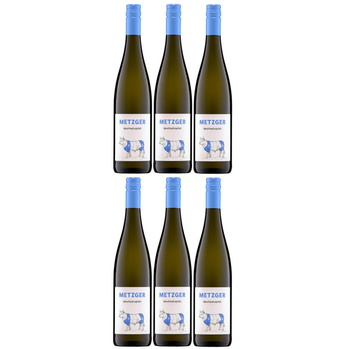 Weingut Uli Metzger Wechselspiel Scheurebe & Riesling restsüß Weiß Deutschland (6 x 0,75l) - Versanel - 