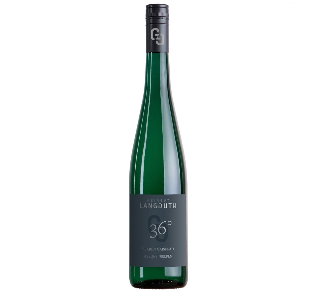 Weingut Ulrich Langguth 36° Traben Gaispfad Riesling Weißwein Wein trocken (3 x 0.75l) - Versanel - 