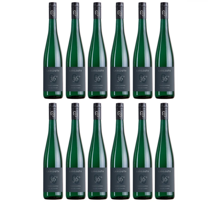 Weingut Ulrich Langguth 36° Traben Gaispfad Riesling Weißwein Wein trocken (6 x 0.75l) - Versanel - 