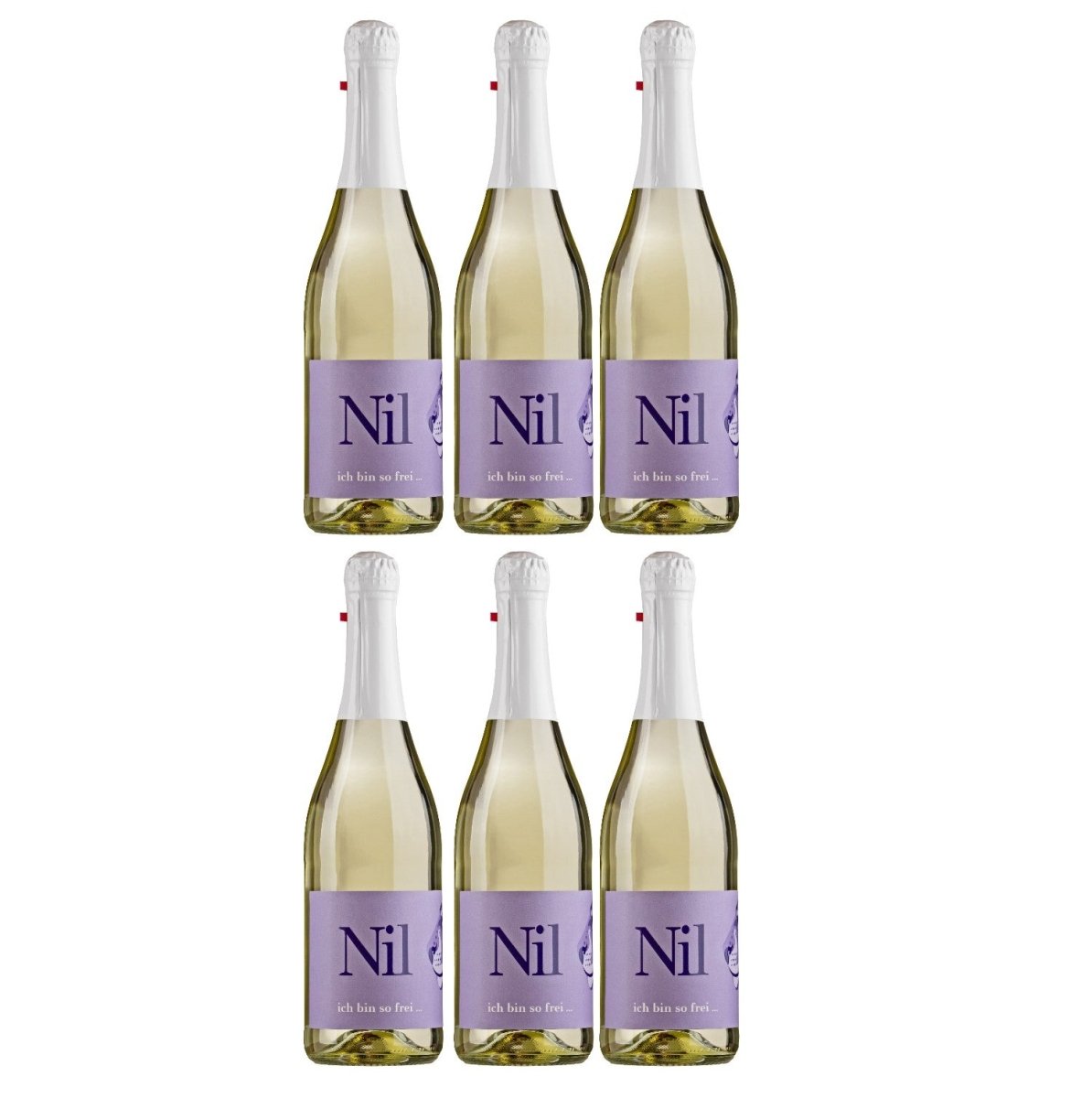 Weinhaus am Nil, Nil alkoholfrei, Schäumendes Getränk aus entalkoholisiertem Wein Deutschland (6 x 0,75 l) - Versanel - 