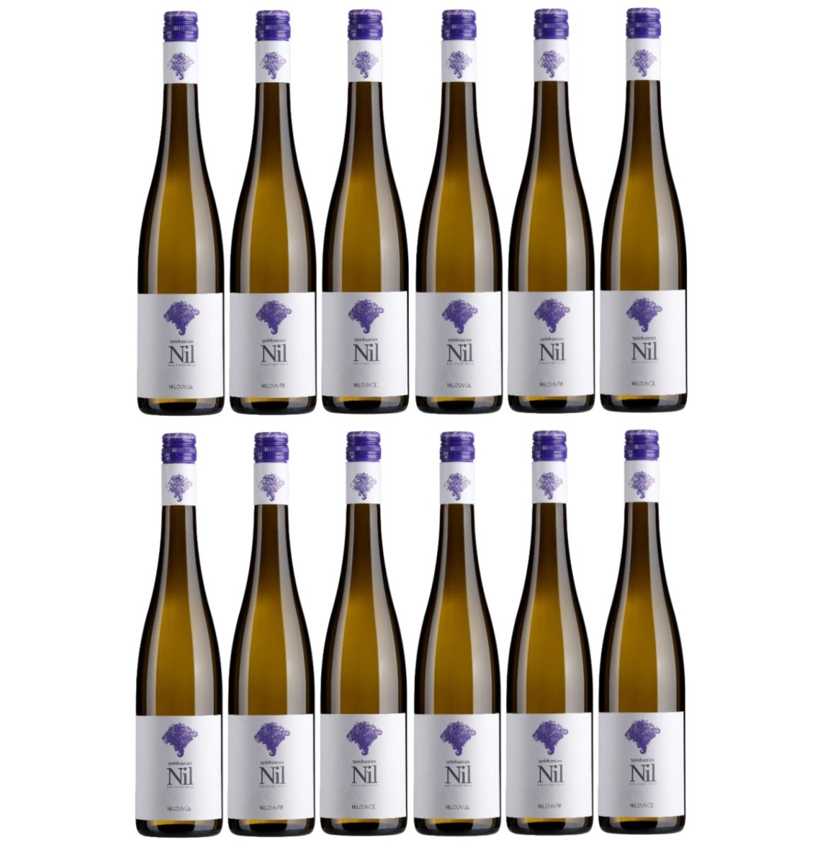 Weinhaus am Nil, Nil Cuvée feinherb, Deutscher Qualitätswein g.U. Pfalz Weißwein Wein Deutschland (12 x 0,75 l) - Versanel - 