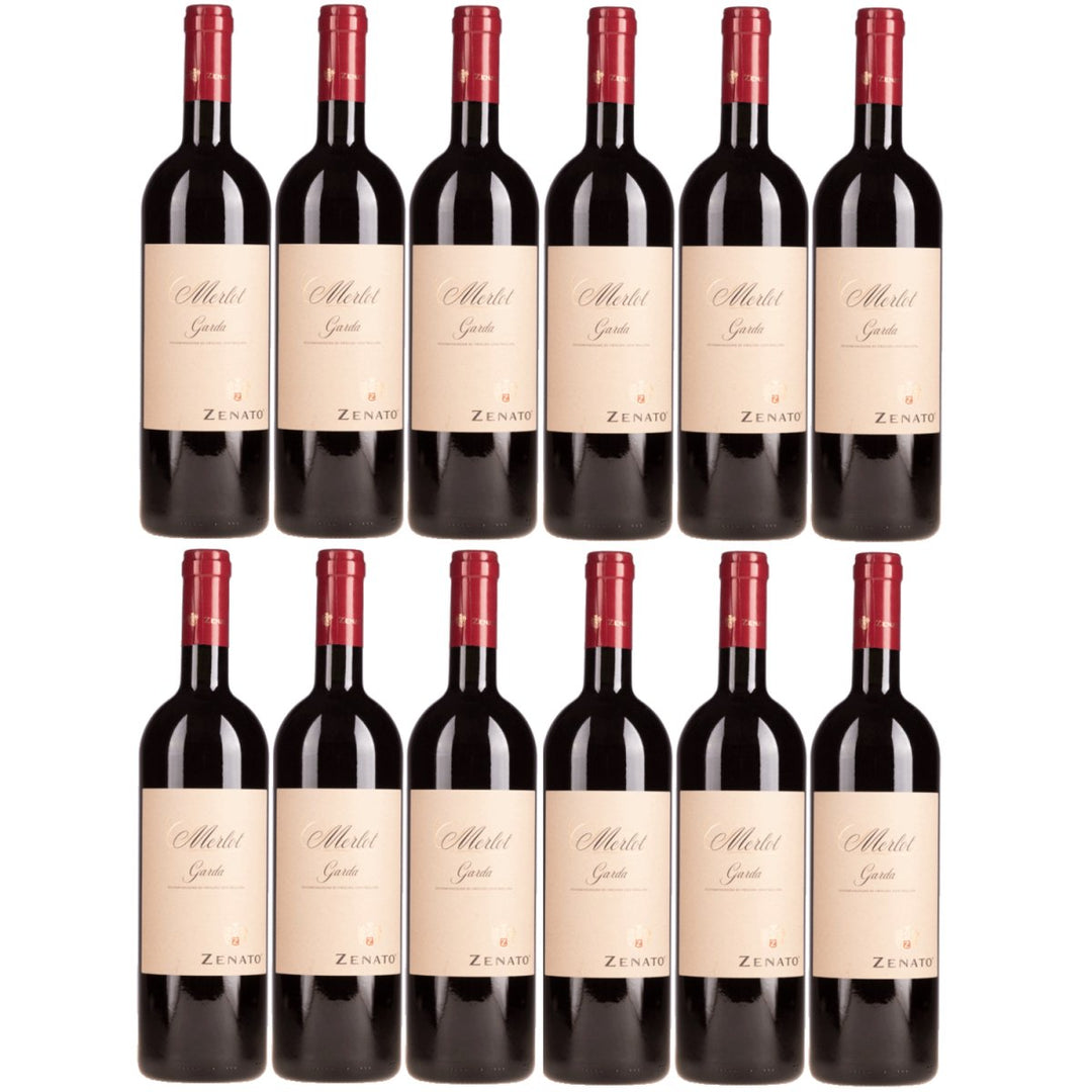 Zenato Merlot delle Garda Rotwein Rot trocken Italien (12 x 0,75l) - Versanel - 