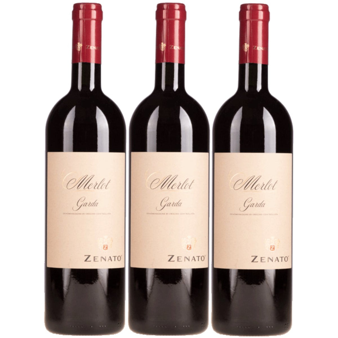 Zenato Merlot delle Garda Rotwein Rot trocken Italien (3 x 0,75l) - Versanel - 