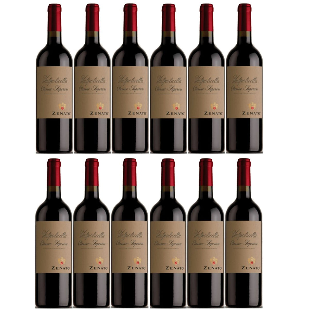 Zenato Valpolicella Classico Superiore Rotwein Rot trocken Italien (12 x 0,75l) - Versanel - 