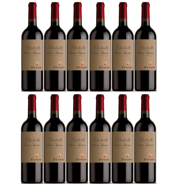 Zenato Valpolicella Classico Superiore Rotwein Rot trocken Italien (12 x 0,75l) - Versanel - 