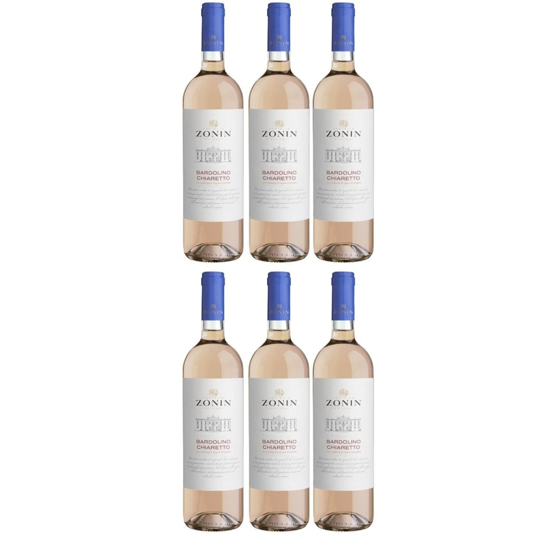 Zonin Classici Bardolino Chiaretto DOC Roséwein Rosé Trocken VEGAN Italien (6 x 0.75 l) - Versanel - Wein