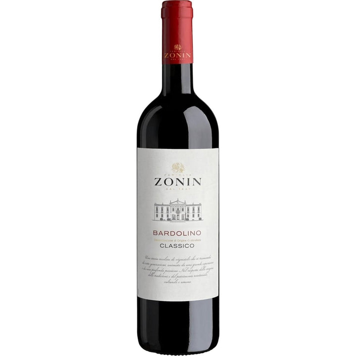 Zonin Classici Bardolino DOC Classico Rotwein Rot Trocken VEGAN Italien (12 x 0.75 l) - Versanel - Wein