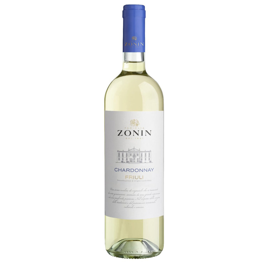 Zonin Classici Chardonnay Friuli Aquileia DOC Weißwein Wein Trocken Friuli Aquileia Italien (12 x 0,75l) - Versanel - Wein