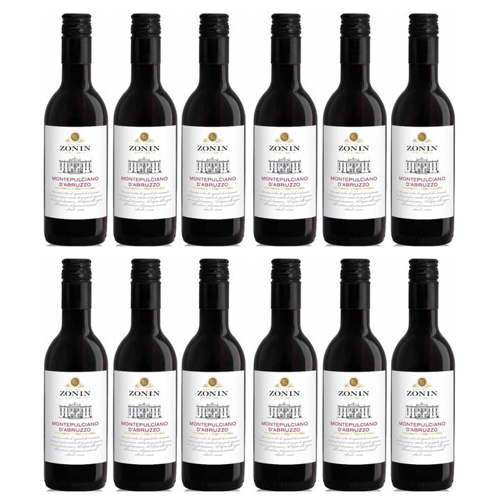 Zonin Classici Montepulciano D'Abr. DOC 0.25 L Rotwein Wein Trocken Montepulciano d'Abruzzo Italien (12 x 0,25l) - Versanel - Wein