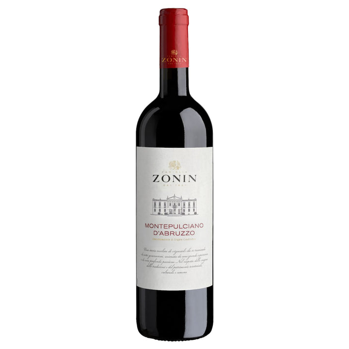Zonin Classici Montepulciano d'Abruzzo DOC Rotwein Wein Trocken Montepulciano d'Abruzzo Italien (12 x 0,75l) - Versanel - Wein