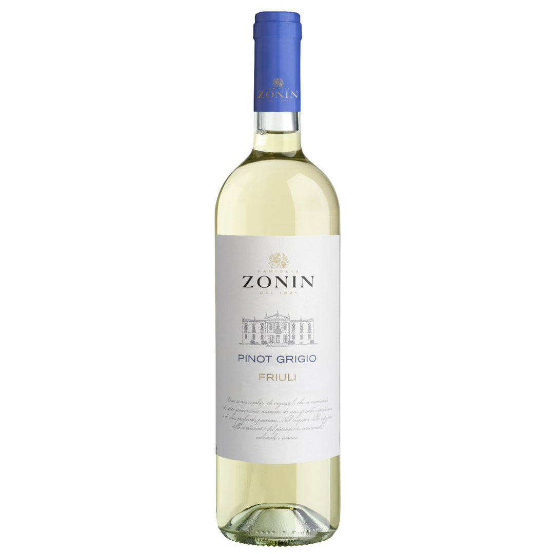 Zonin Classici Pinot Grigio Friuli DOC Weißwein Wein Trocken Friuli Aquileia Italien (12 x 0,75l) - Versanel - Wein