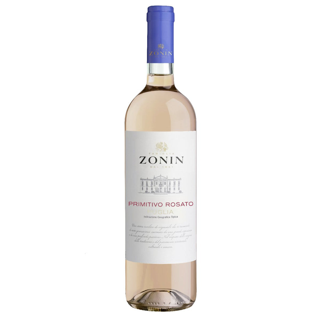 Zonin Classici Primitivo Puglia Rosato IGT Roséwein Wein Trocken Puglia Italien (3 x 0,75l) - Versanel - Wein