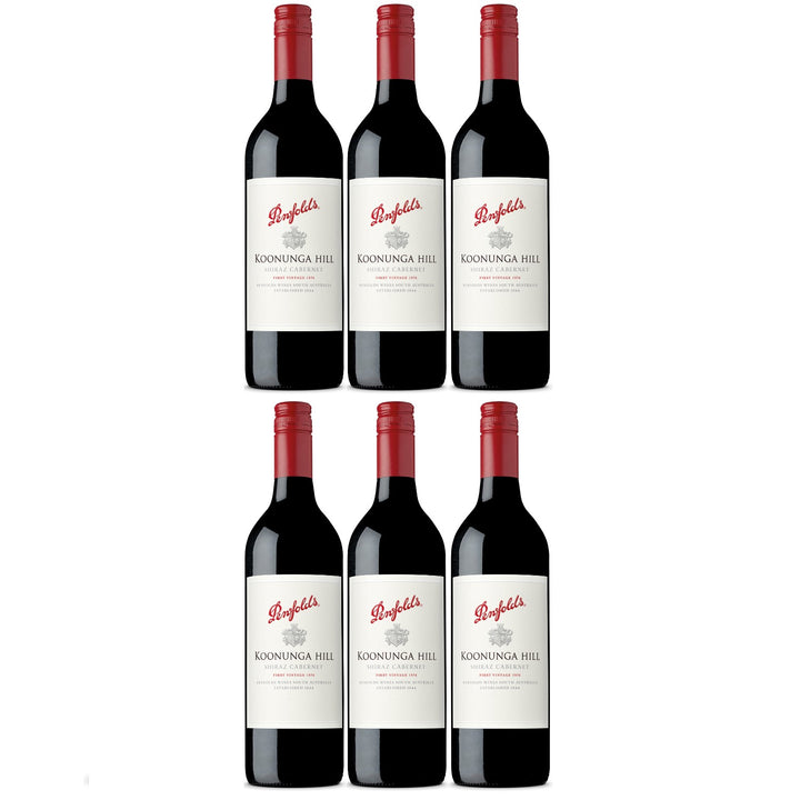 Penfolds Koonunga Hill Shiraz Cabernet Rotwein Wein Trocken Australien (6 x 0.75l)