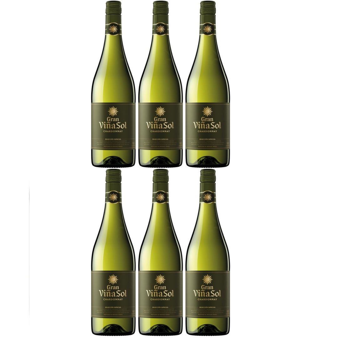 Miguel Torres Gran Vina Sol Chardonnay D.O. Weißwein Wein Trocken Spanien (6 x 0.75l)