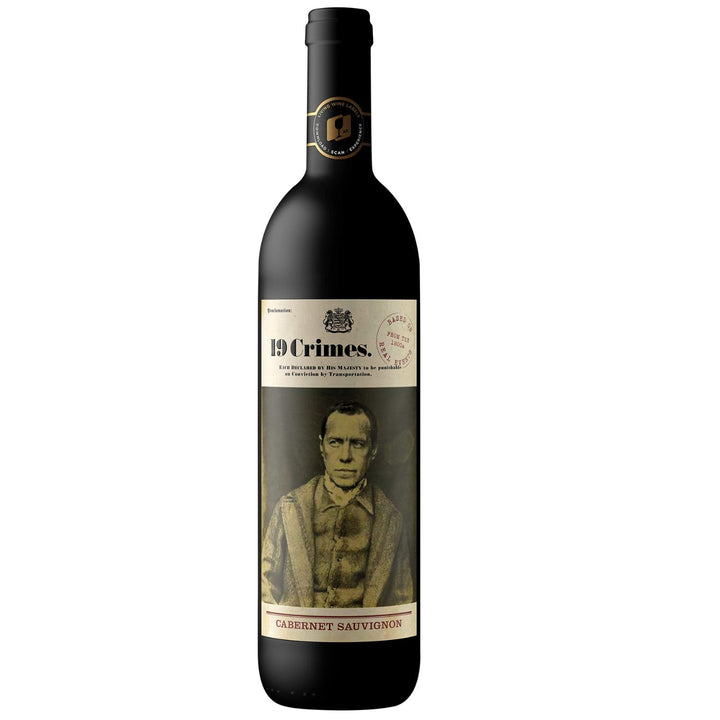 19 Crimes Cabernet Sauvignon Rotwein Wein Trocken Australien (12 x 0.75l) - Versanel - Wein