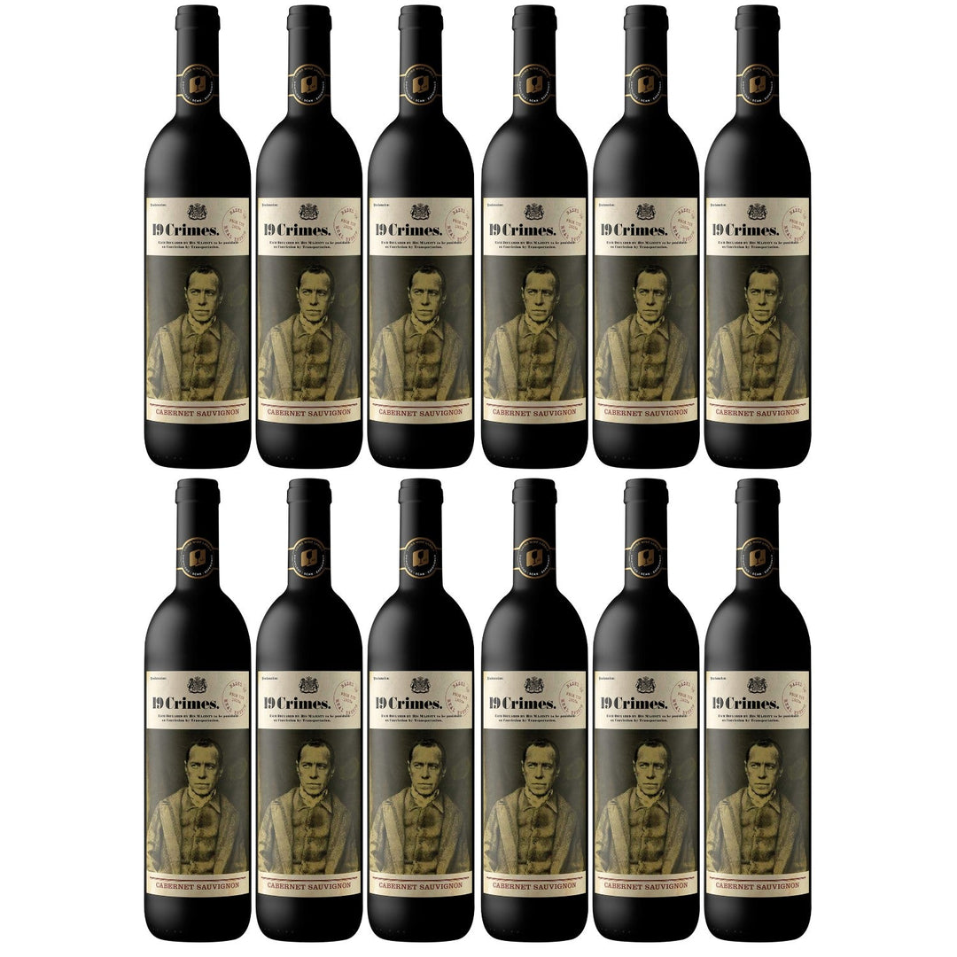 19 Crimes Cabernet Sauvignon Rotwein Wein Trocken Australien (12 x 0.75l) - Versanel - Wein