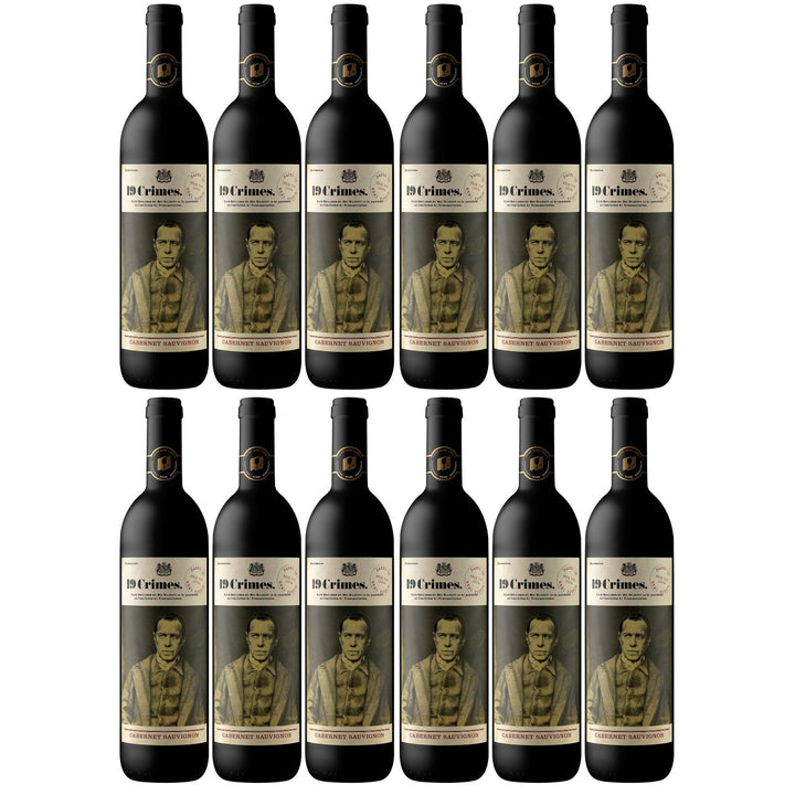 19 Crimes Cabernet Sauvignon Rotwein Wein Trocken Australien (12 x 0.75l) - Versanel - Wein