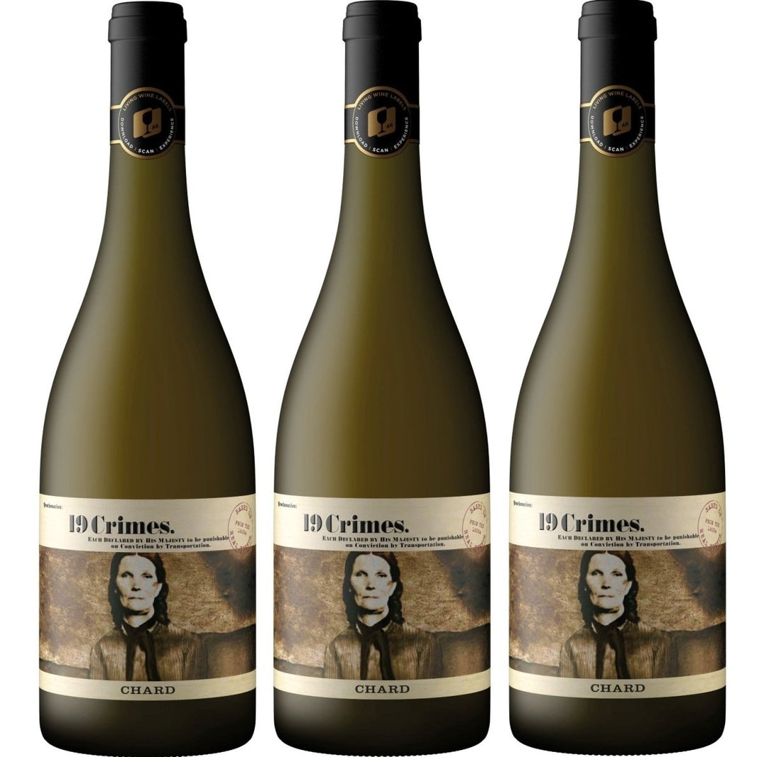 19 Crimes Chardonnay Weißwein Wein Trocken Australien (3 x 0,75l) - Versanel -
