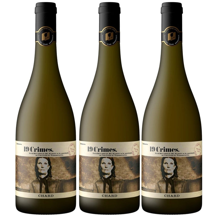 19 Crimes Chardonnay Weißwein Wein Trocken Australien (3 x 0.75l) - Versanel - Wein