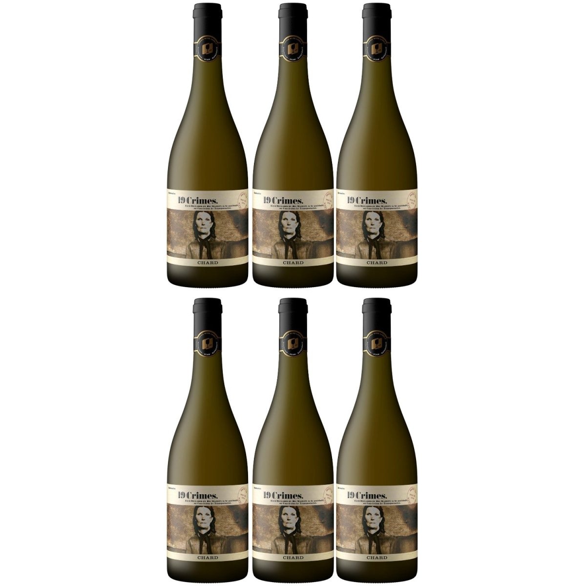 19 Crimes Chardonnay Weißwein Wein Trocken Australien (6 x 0.75l) - Versanel - Wein