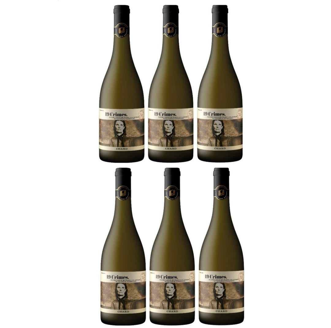 19 Crimes Chardonnay Weißwein Wein Trocken Australien (6 x 0,75l) - Versanel -