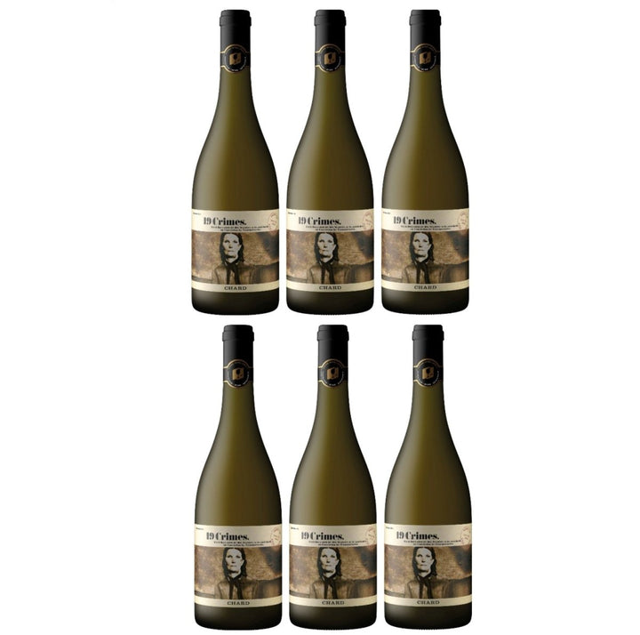 19 Crimes Chardonnay Weißwein Wein Trocken Australien (6 x 0,75l) - Versanel -
