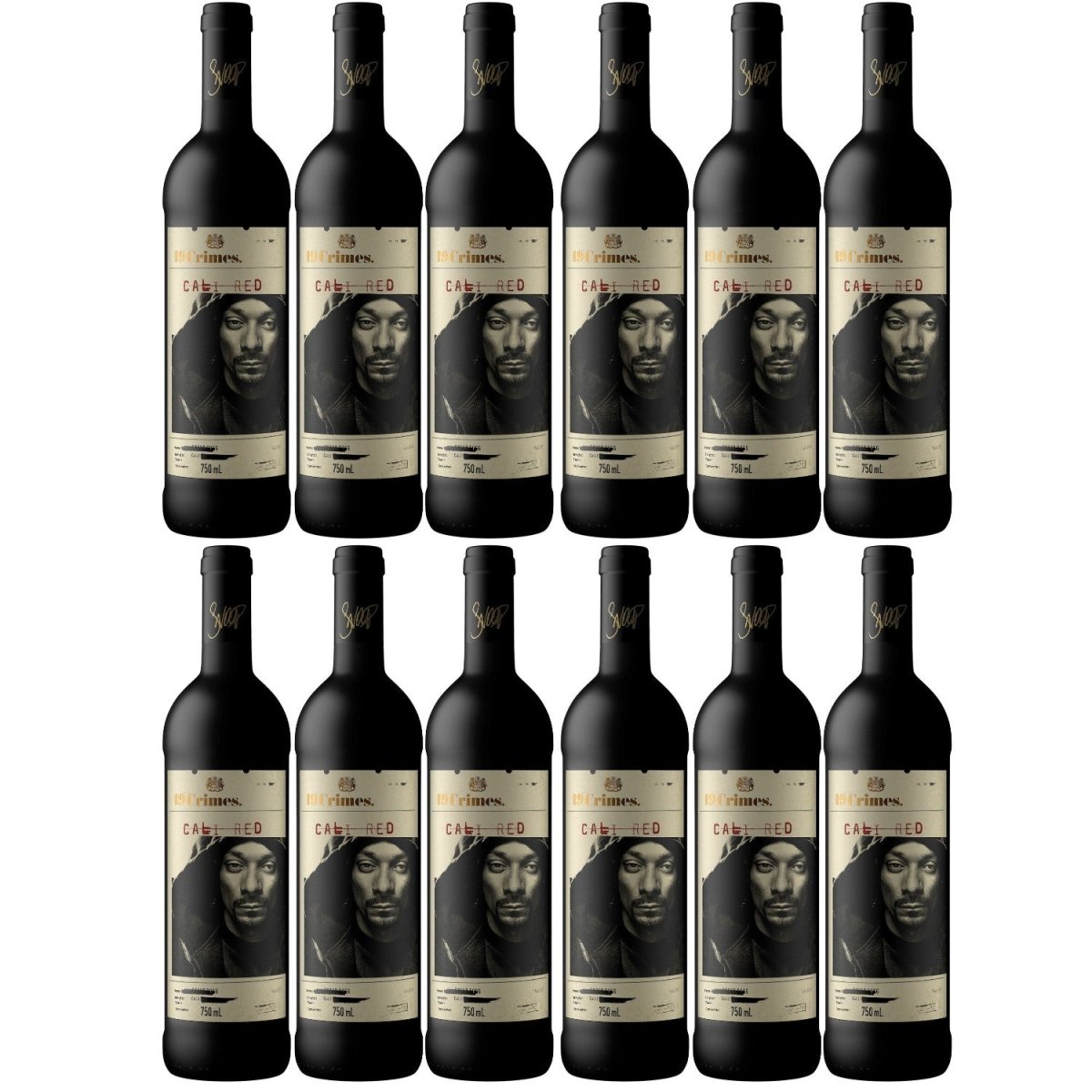 19 Crimes Snoop Dogg Cali Red Penfolds Rotwein Wein Halbtrocken Kalifornien (12 x 0.75l) - Versanel - Wein