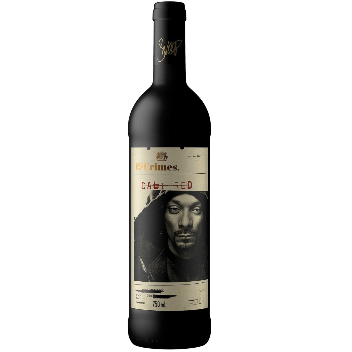 19 Crimes Snoop Dogg Cali Red Penfolds Rotwein Wein Halbtrocken Kalifornien (12 x 0.75l) - Versanel - Wein