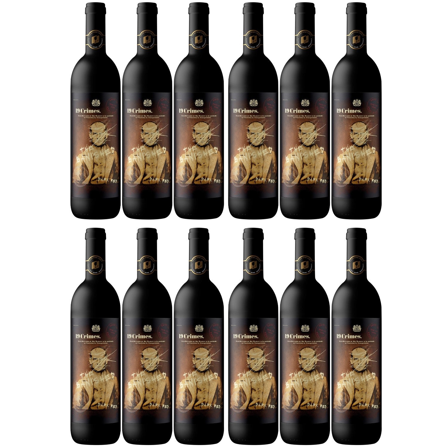 19 Crimes The Banished Cabernet Sauvignon Grenache Shiraz Rotwein Wein Trocken Australien (12 x 0.75l) - Versanel - Wein