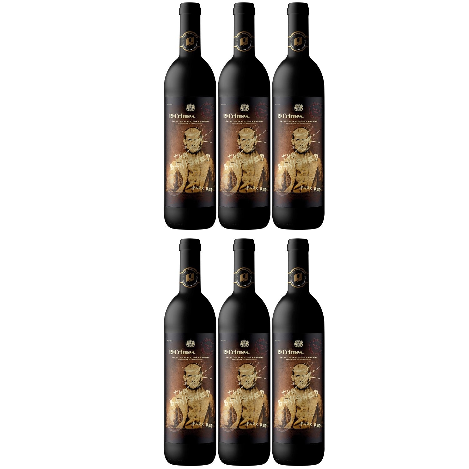 19 Crimes The Banished Cabernet Sauvignon Grenache Shiraz Rotwein Wein Trocken Australien (6 x 0.75l) - Versanel - Wein