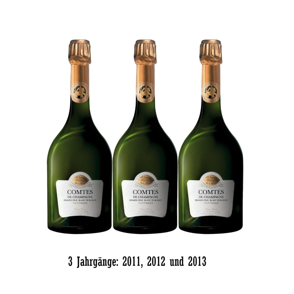 2011 + 2012 + 2013 Champagne Taittinger Comtes de Champagne Blanc de B –  Versanel