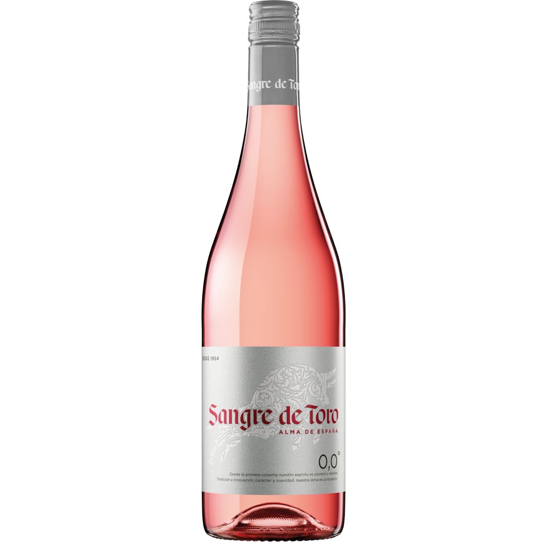 Miguel Torres Sangre de Toro 0.0 Rosado Roséwein alkoholfrei Wein trocken vegan Spanien (1 x 0,75l)