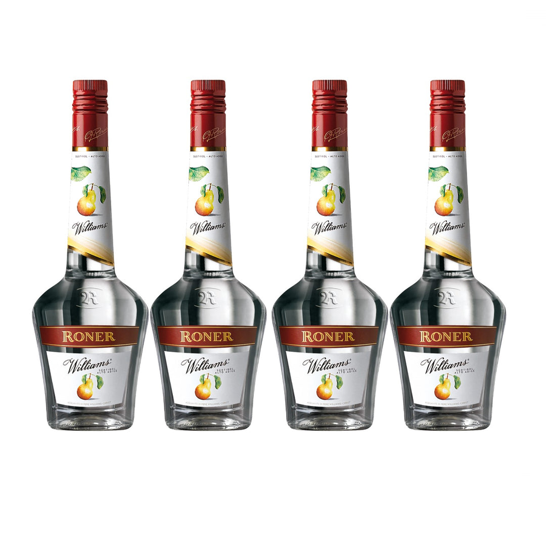 Roner Williams Christ pear brandy Italy (4 x 0.7l)