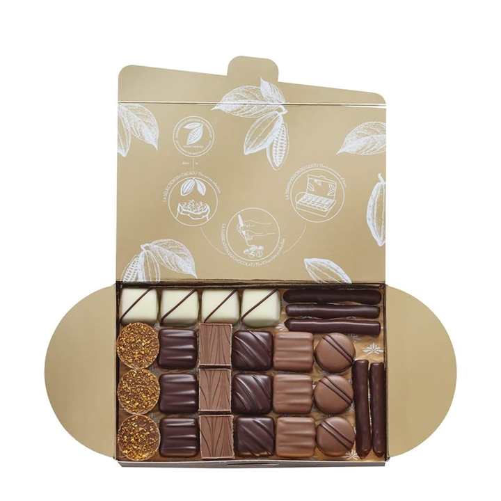 Valrhona Ballotin Sortiment, feine Pralinenmischung, (2 x 465 g.)