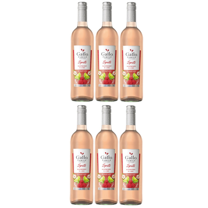 Gallo Family Vineyards Spritz Himbeere Limette Raspberry Lime Roséwein lieblich fruchtig Kalifornien California USA (6 x 0,75l)