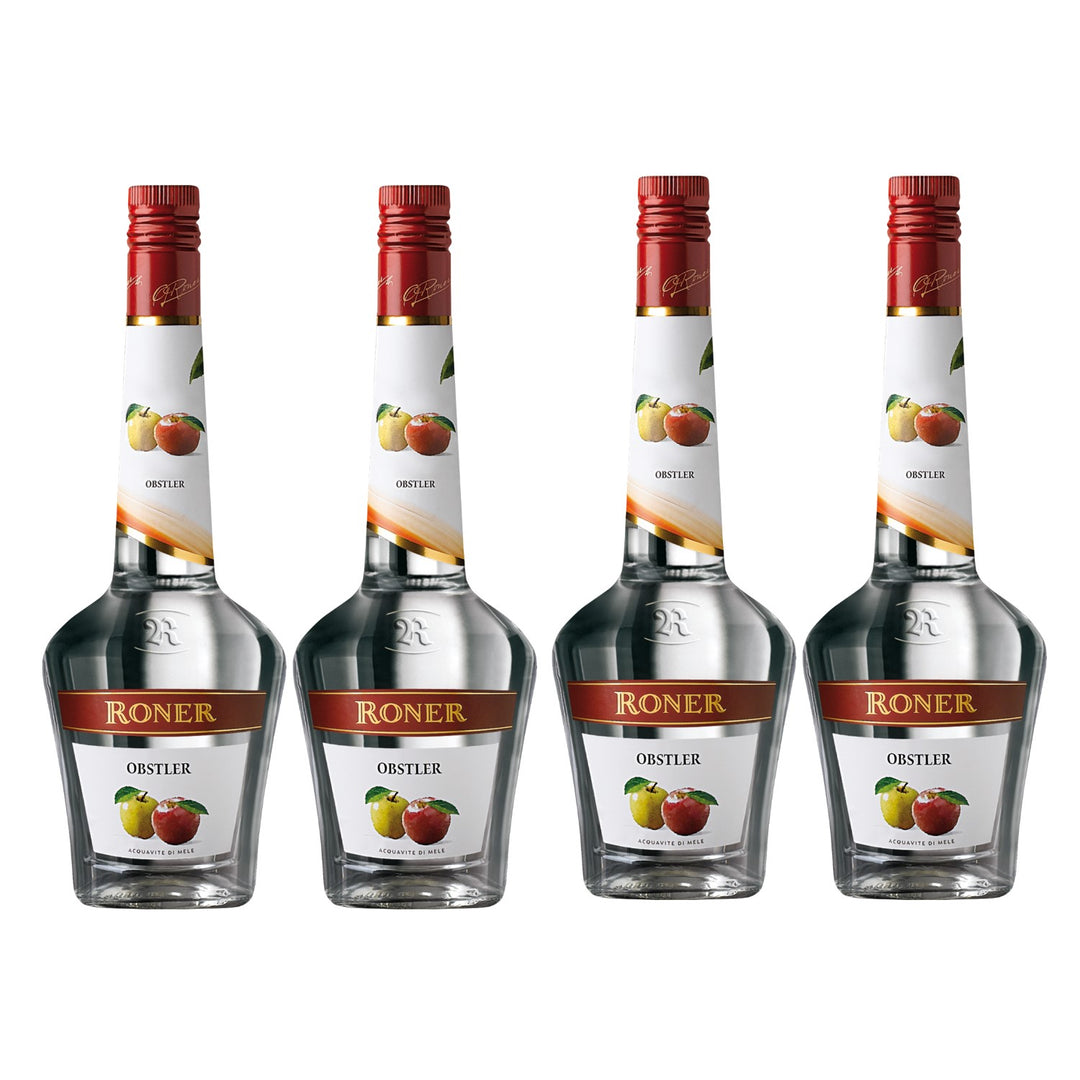 Roner Obstler Apfelschnaps Italien (4 x 1,0l)