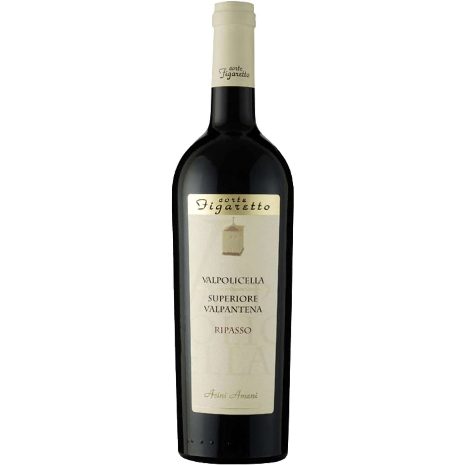 Valpantena Ripasso Valpolicella Superiore DOC Corte Figaretto Rotwein Wein trocken Italien (6 x 0,75l)