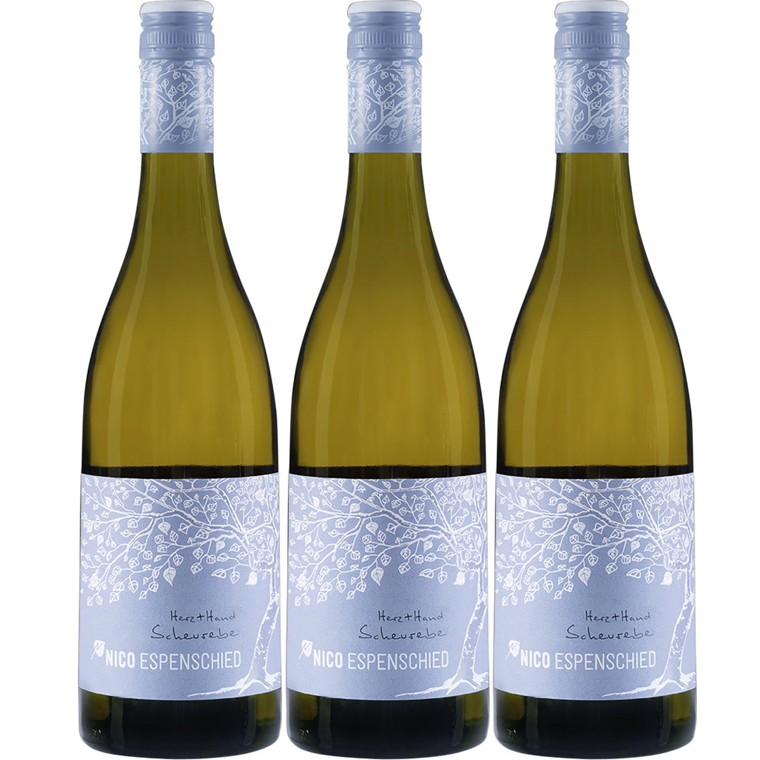 Nico Espenschied Scheurebe Heart + Hand White Wine Dry QbA (3 x 0.75l)