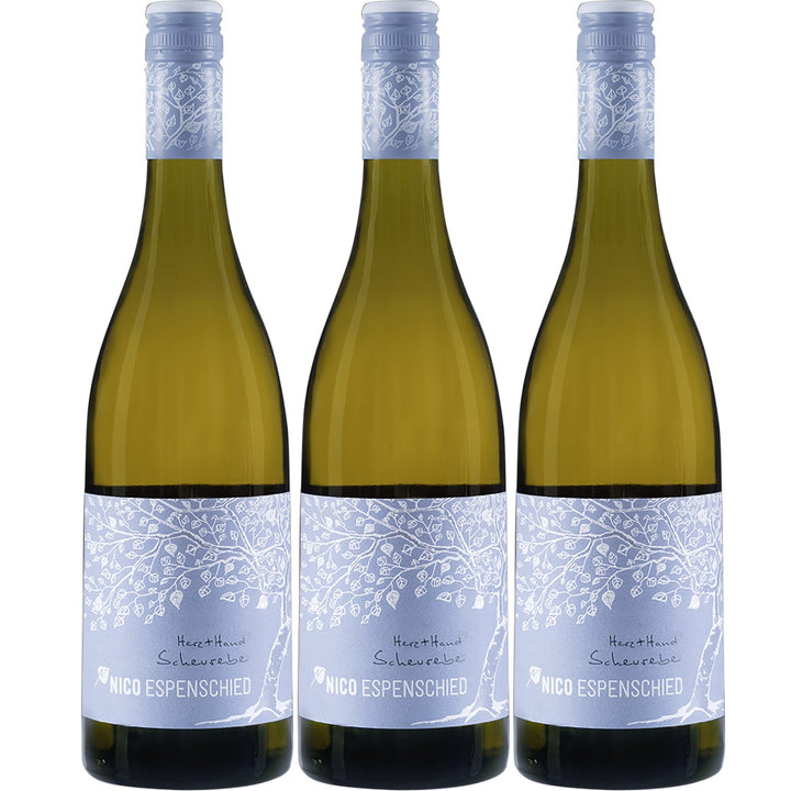 Nico Espenschied Scheurebe Heart + Hand White Wine Dry QbA (3 x 0.75l)