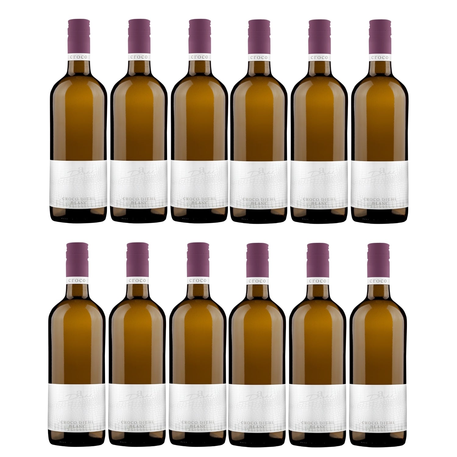 A. Diehl Croco Diehl Blanc Weißwein veganer Wein trocken QbA Deutschland (12 x 0.75l) - Versanel -
