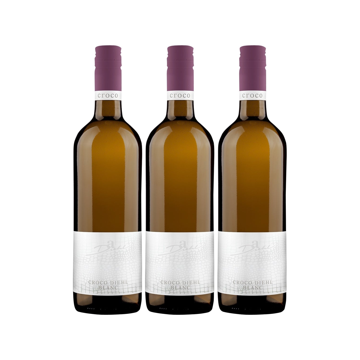 A. Diehl Croco Diehl Blanc Weißwein veganer Wein trocken QbA Deutschland (3 x 0.75l) - Versanel -