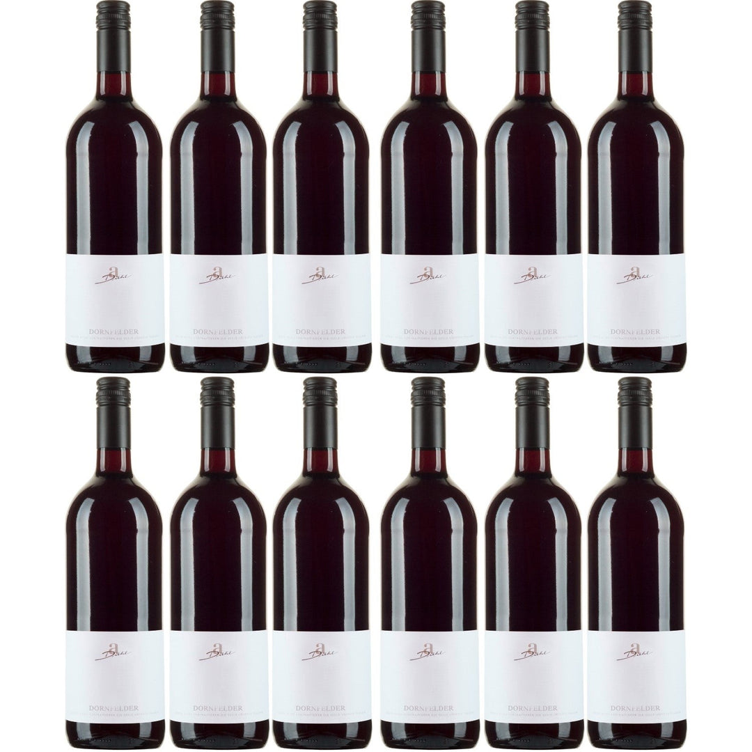 A. Diehl Dornfelder Rotwein veganer Wein trocken QbA Deutschland (12 x 1.0l) - Versanel -