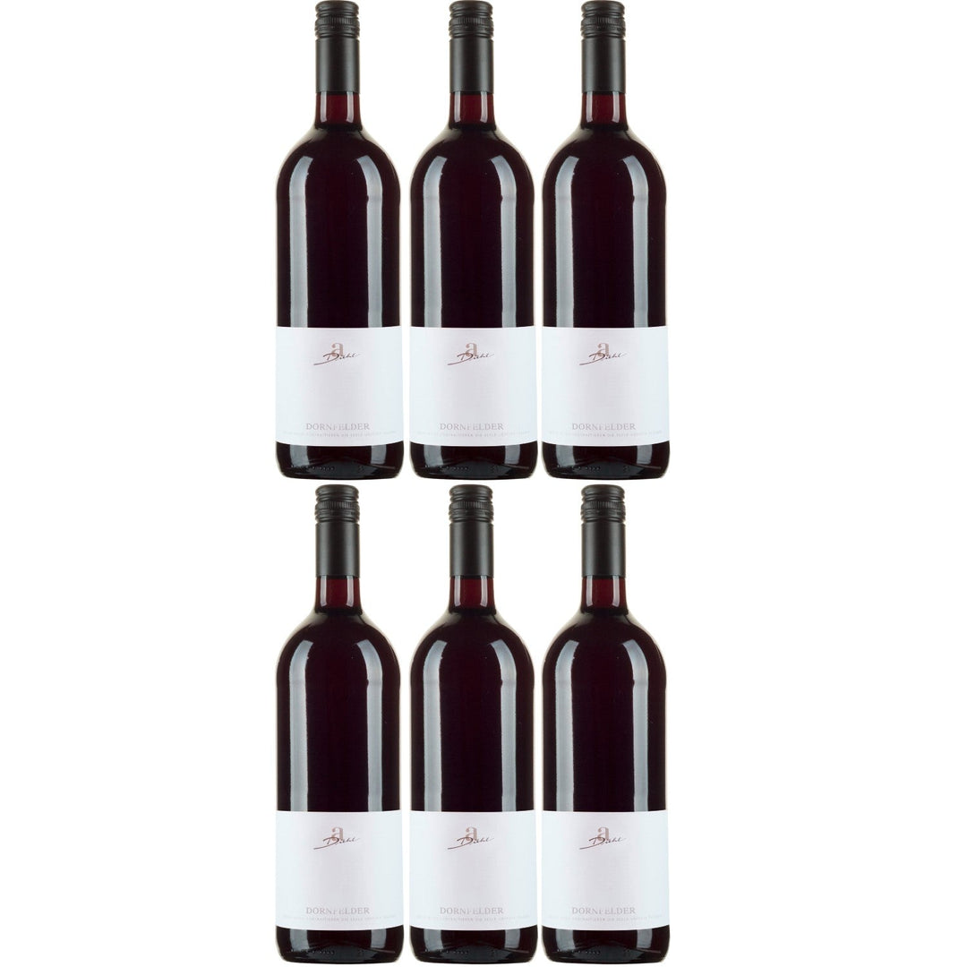 A. Diehl Dornfelder Rotwein veganer Wein trocken QbA Deutschland (6 x 1.0l) - Versanel -