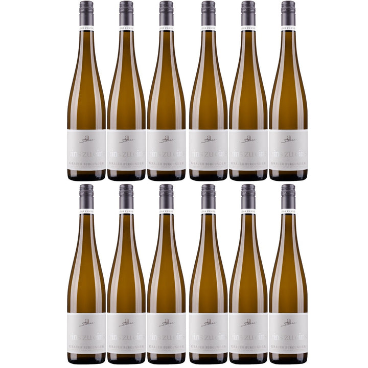 A. Diehl Grauer Burgunder eins zu eins Kabinett Weißwein Wein trocken (12 x 0.75l) - Versanel -